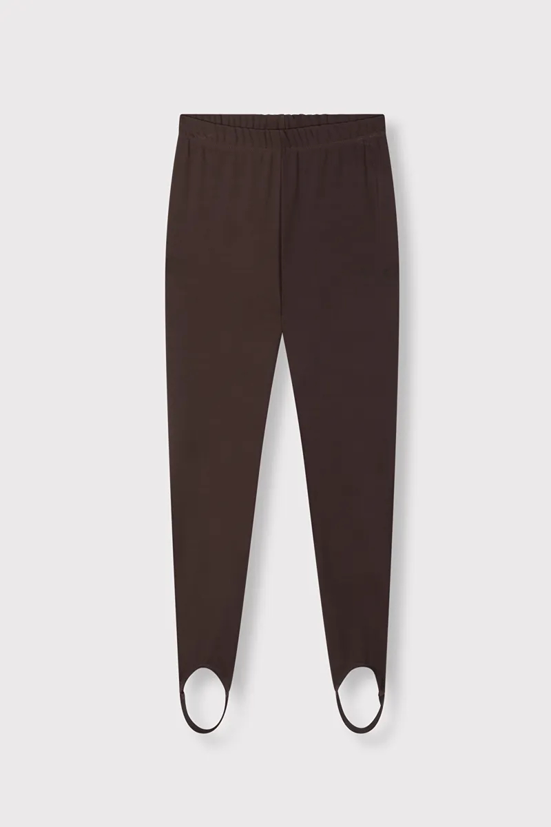 Clean Legging van ALIX The Label, kleur Deep Brown