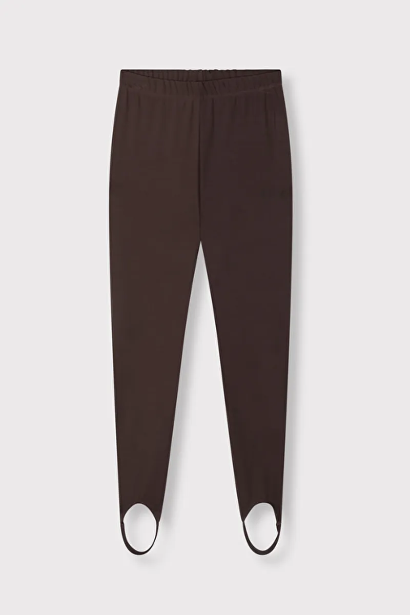 Clean Legging van ALIX The Label, kleur Deep Brown