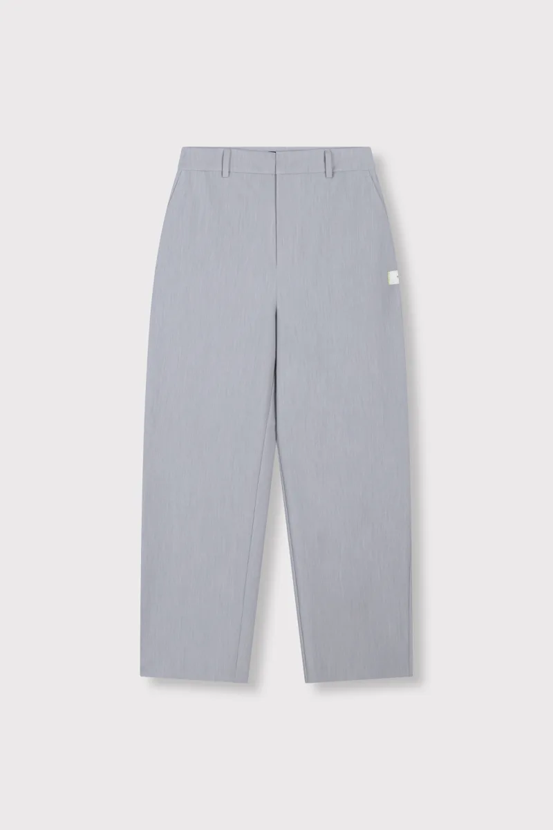 Clean Mix Pants van ALIX The Label, kleur Soft Grey Melange