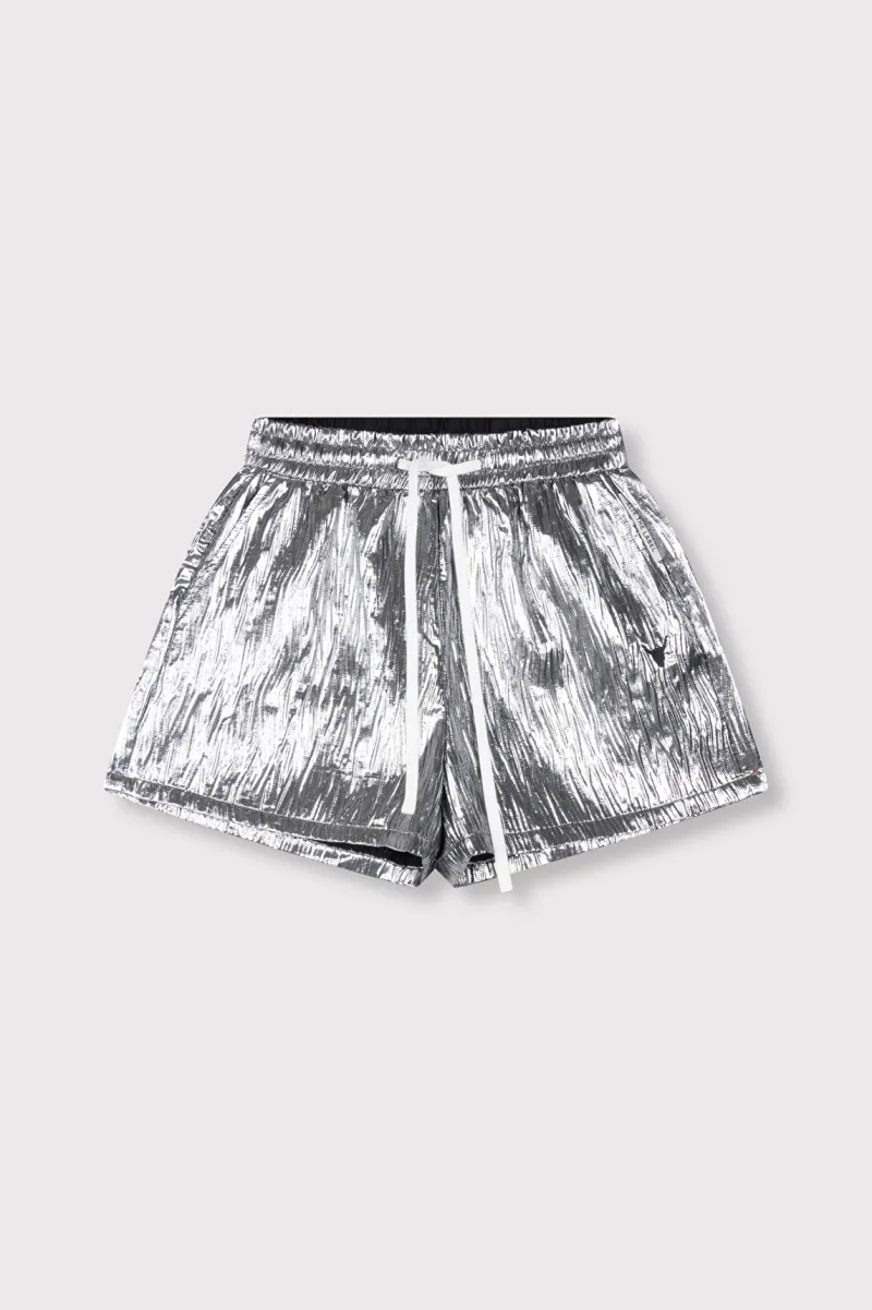 Crinkle Shorts van ALIX The Label, kleur Silver