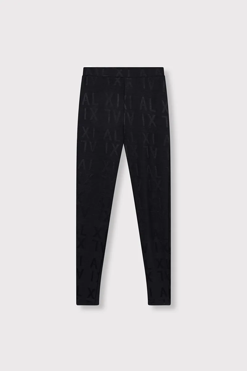 Jaquard Legging van ALIX The Label, kleur Black