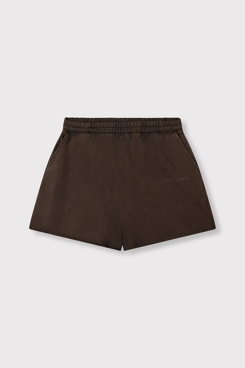 Sporty Summer Shorts van ALIX The Label, kleur Brown