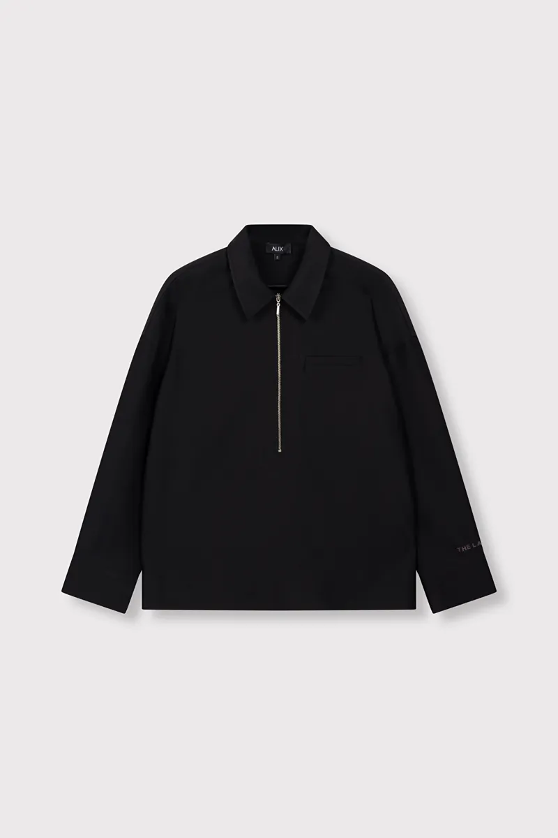 Zip Top van ALIX The Label, kleur Black
