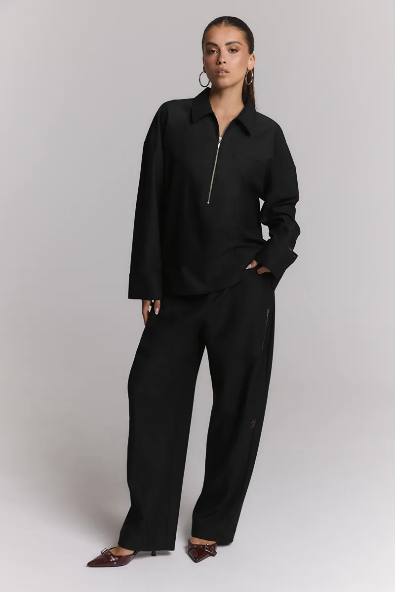 Zip Top van ALIX The Label, kleur Black