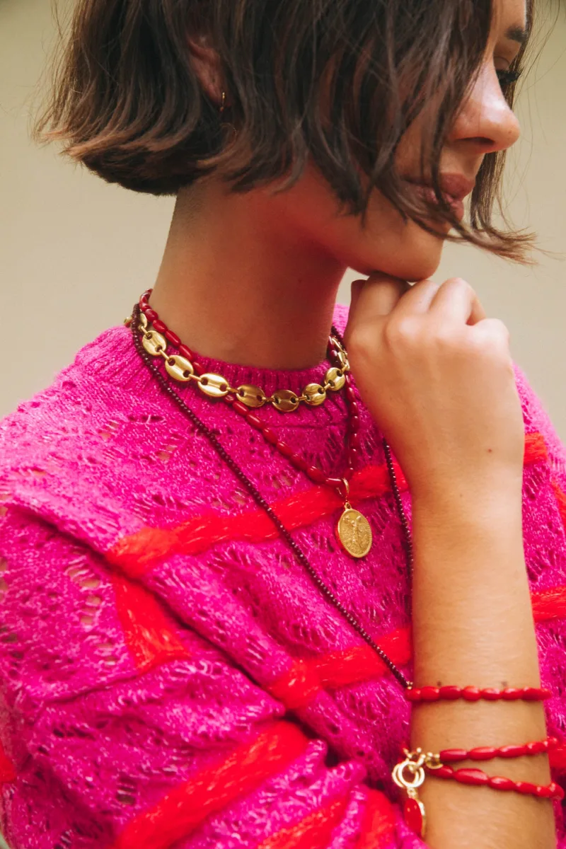 Bean Big Choker van Bonnie, kleur Gold