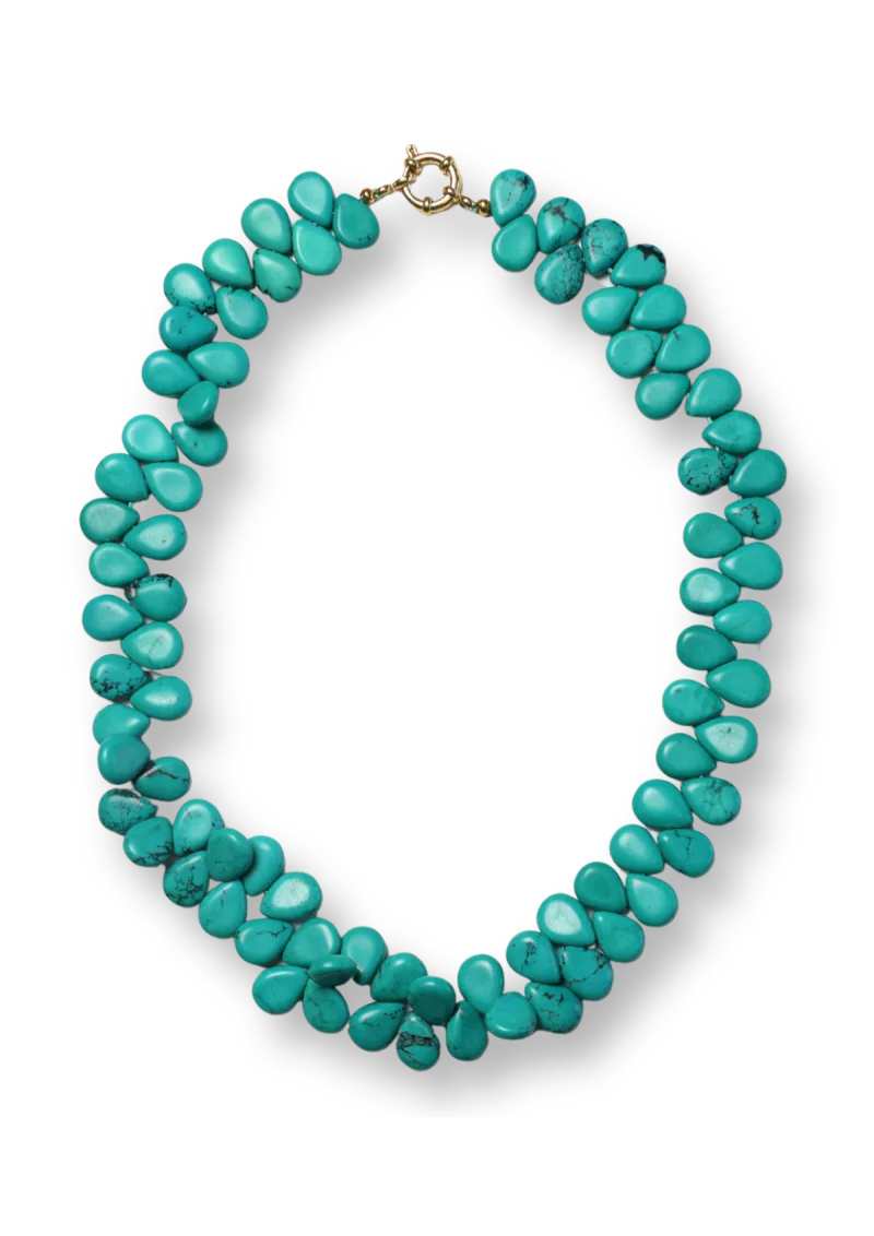Moos Turquoise Necklace van Bonnie, kleur Turquoise