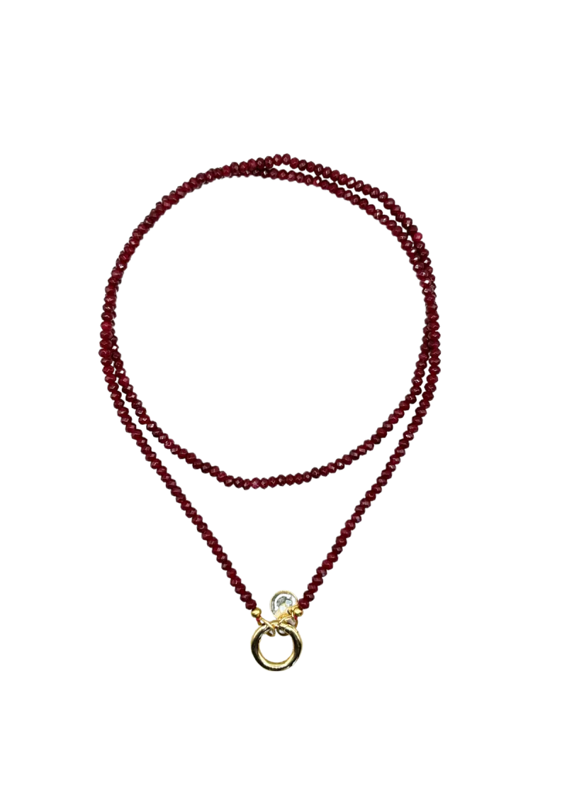 Roger Necklace van Bonnie, kleur Red