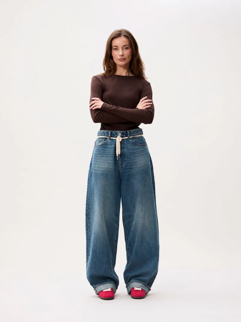 Baggy Fit Jeans van Catwalk Junkie, kleur Medium Blue
