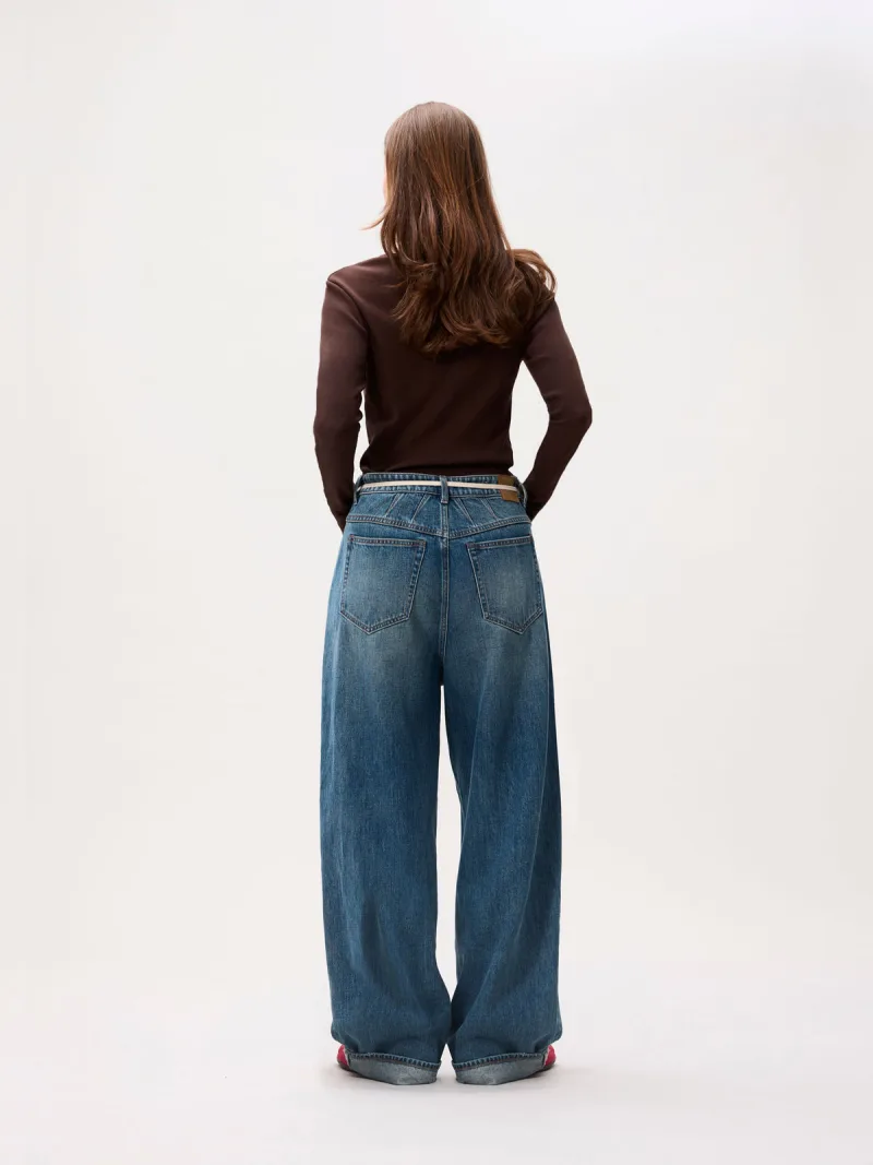 Baggy Fit Jeans van Catwalk Junkie, kleur Medium Blue