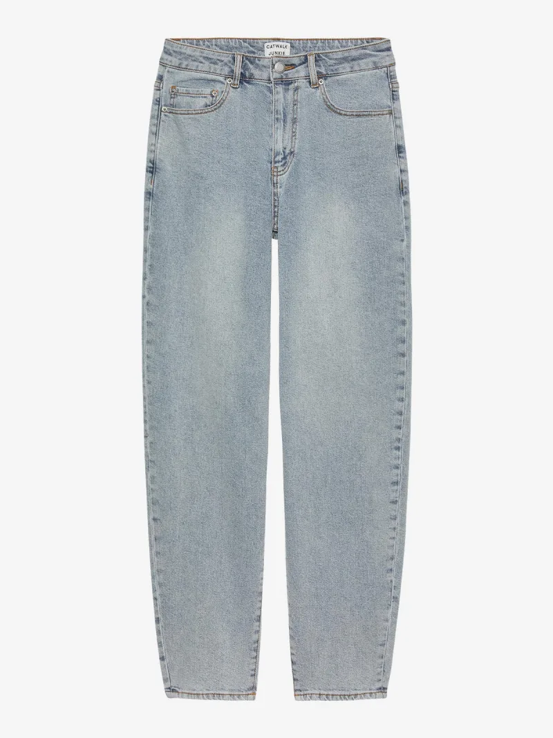 Barrel Fit Jeans van Catwalk Junkie, kleur Blue