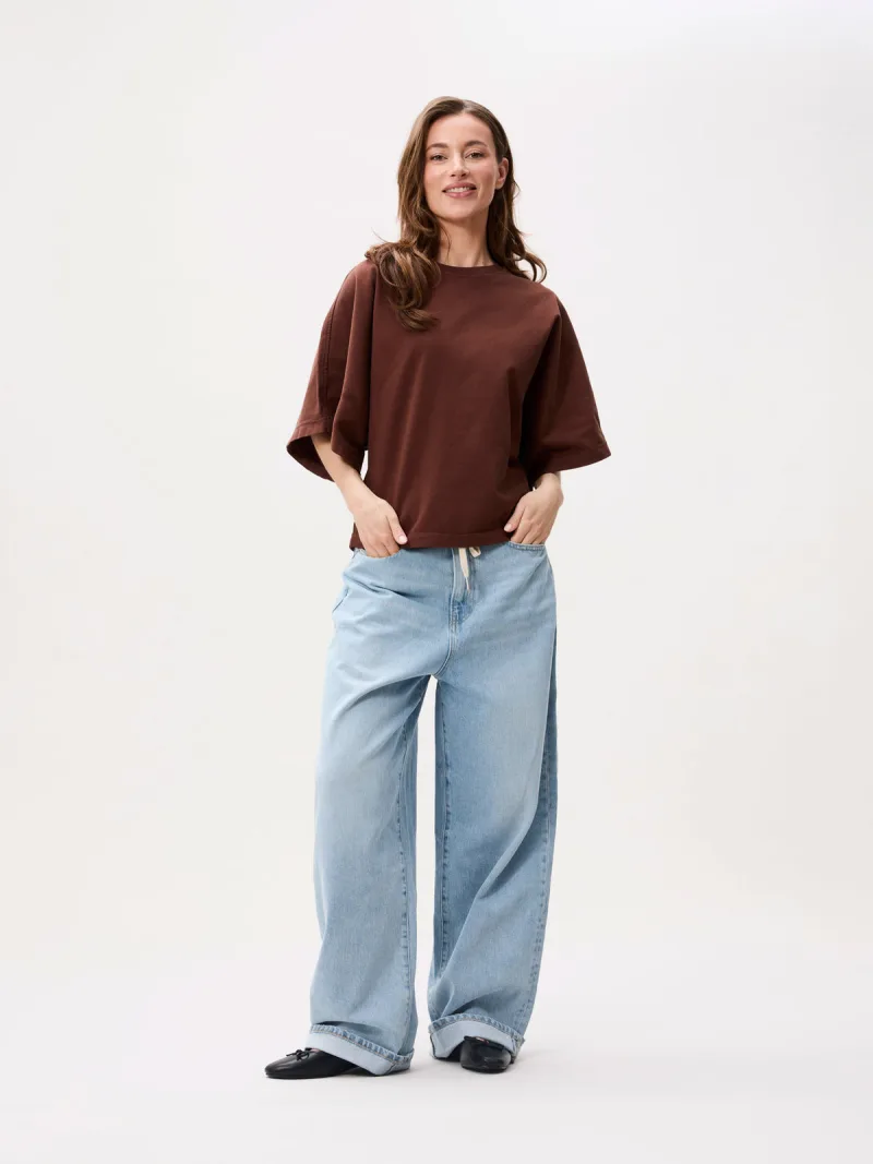 Batsleeve Tshirt van Catwalk Junkie, kleur Rocky Road