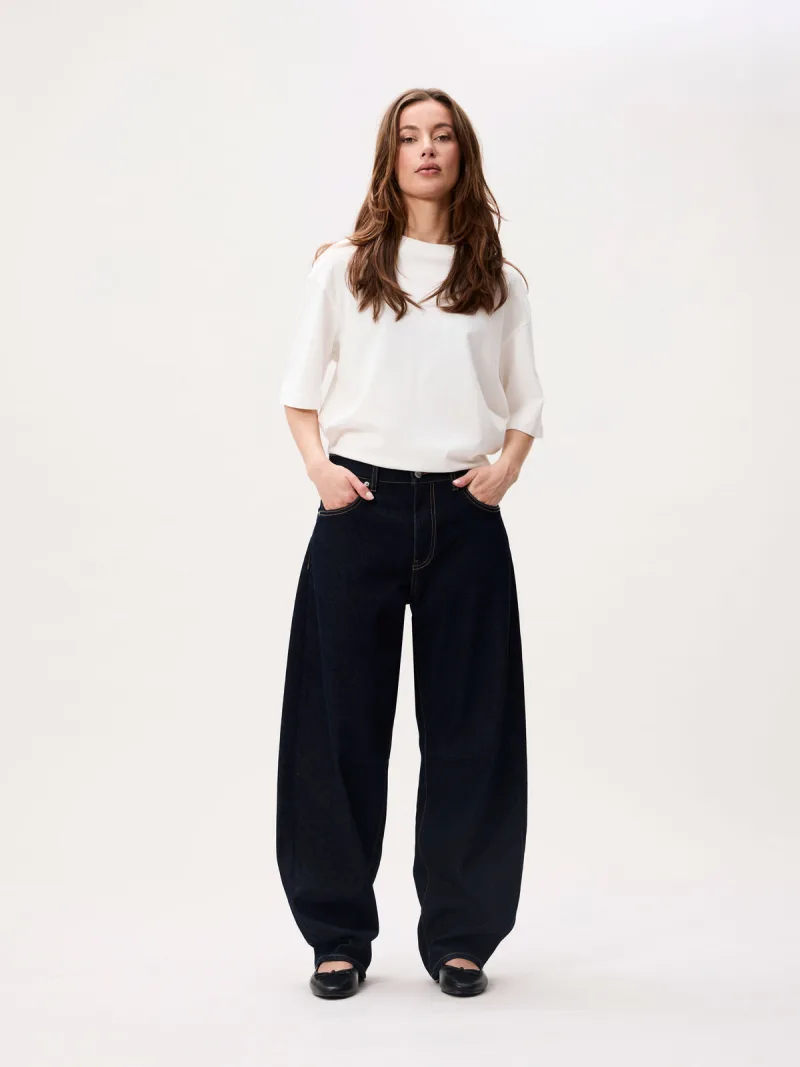 Bold Barrel Fit Jeans van Catwalk Junkie, kleur Dark Blue
