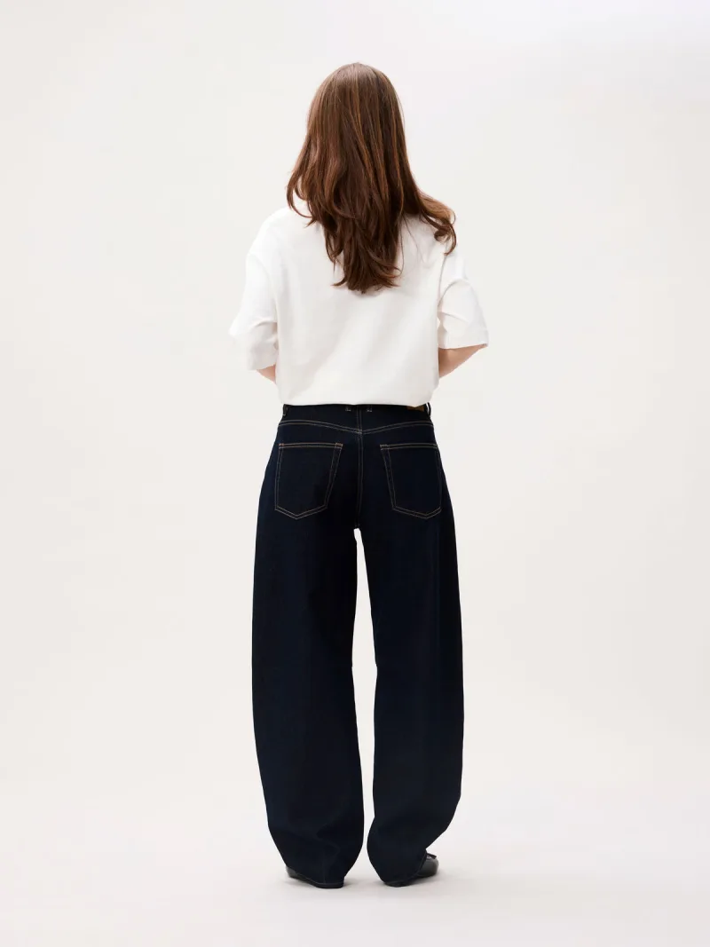 Bold Barrel Fit Jeans van Catwalk Junkie, kleur Dark Blue