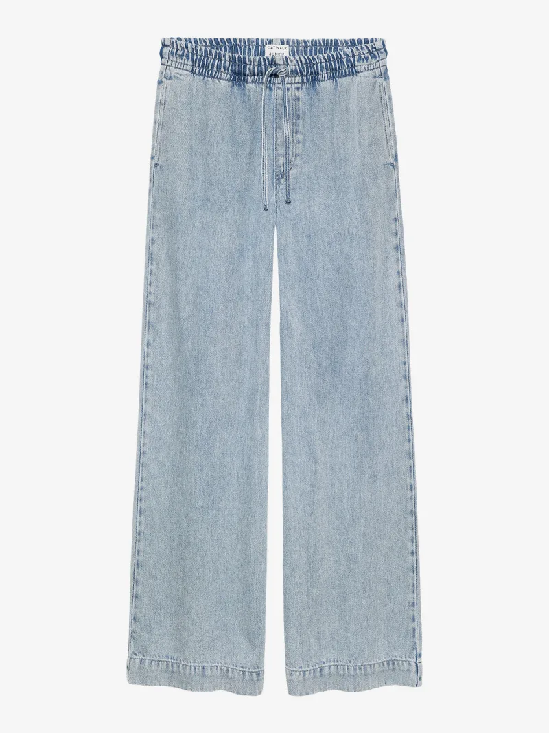Denim Jogger van Catwalk Junkie, kleur Light Blue