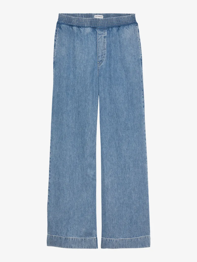 Denim Jogger van Catwalk Junkie, kleur Blue