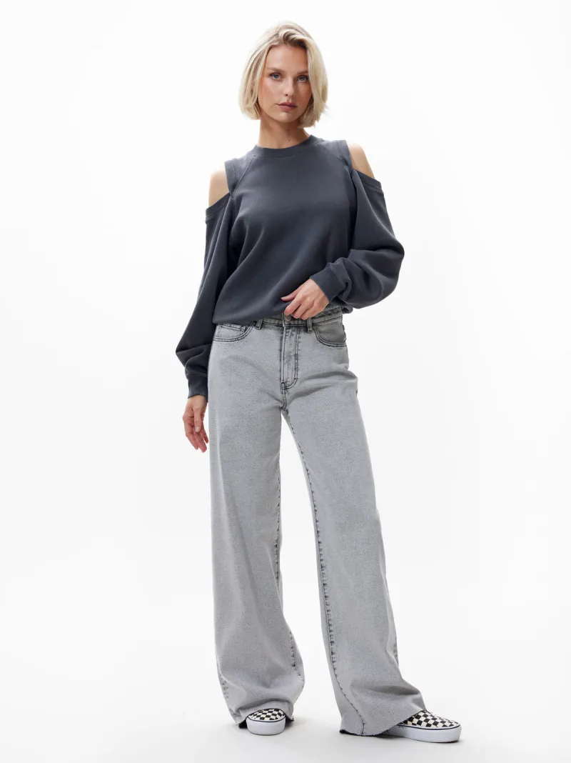 Loose Fit Jeans van Catwalk Junkie, kleur Light Grey