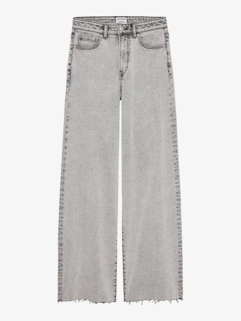 Loose Fit Jeans van Catwalk Junkie, kleur Light Grey