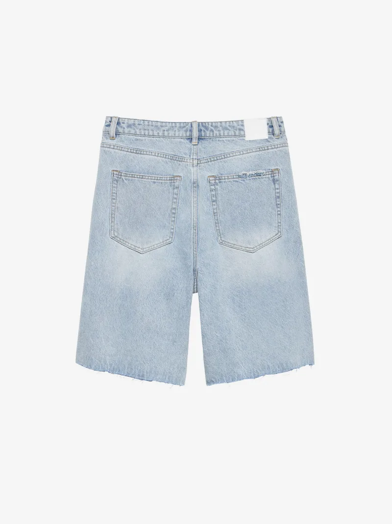 Loose Fit Jorts Damaged van Catwalk Junkie, kleur Blue