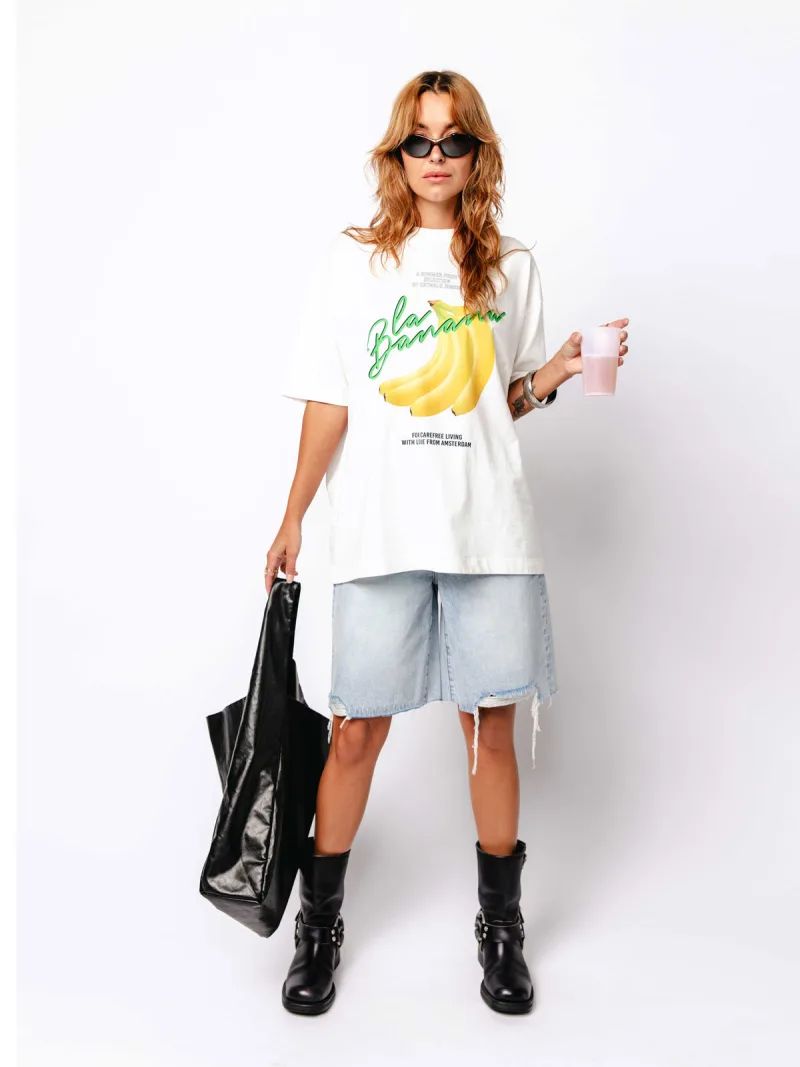 Loose Fit Jorts Damaged van Catwalk Junkie, kleur Blue
