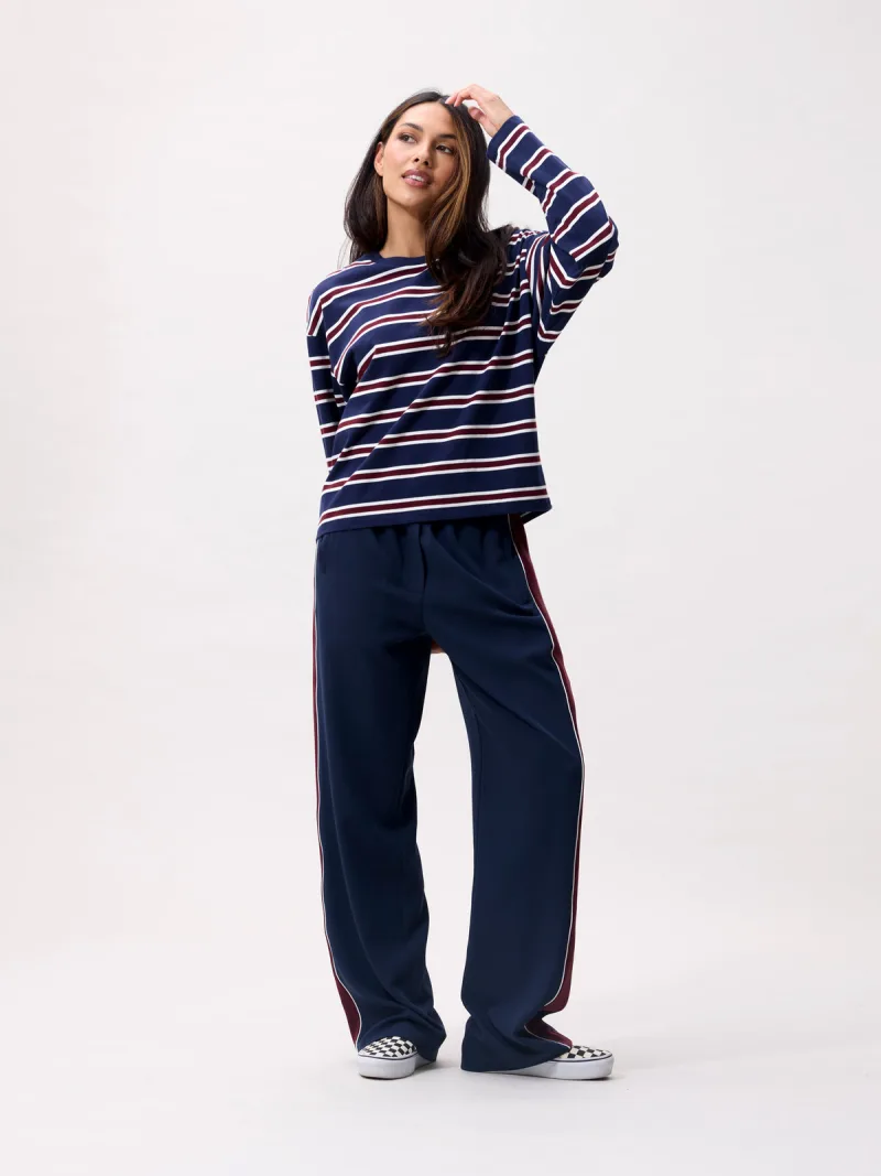 Striped Long Sleeve van Catwalk Junkie, kleur Navy Blazer