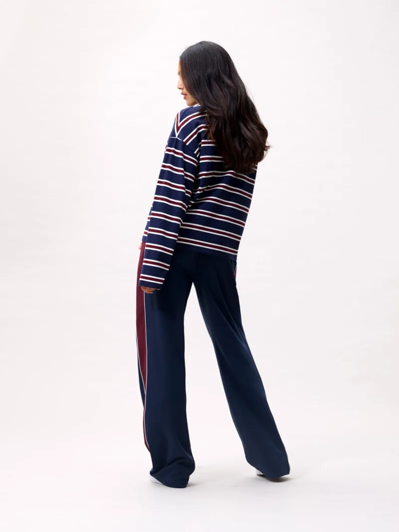 Striped Long Sleeve van Catwalk Junkie, kleur Navy Blazer