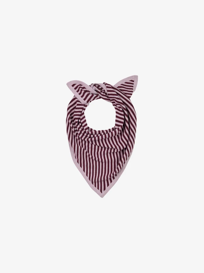 Striped Triangle Scarf van Catwalk Junkie, kleur Lavender Frost