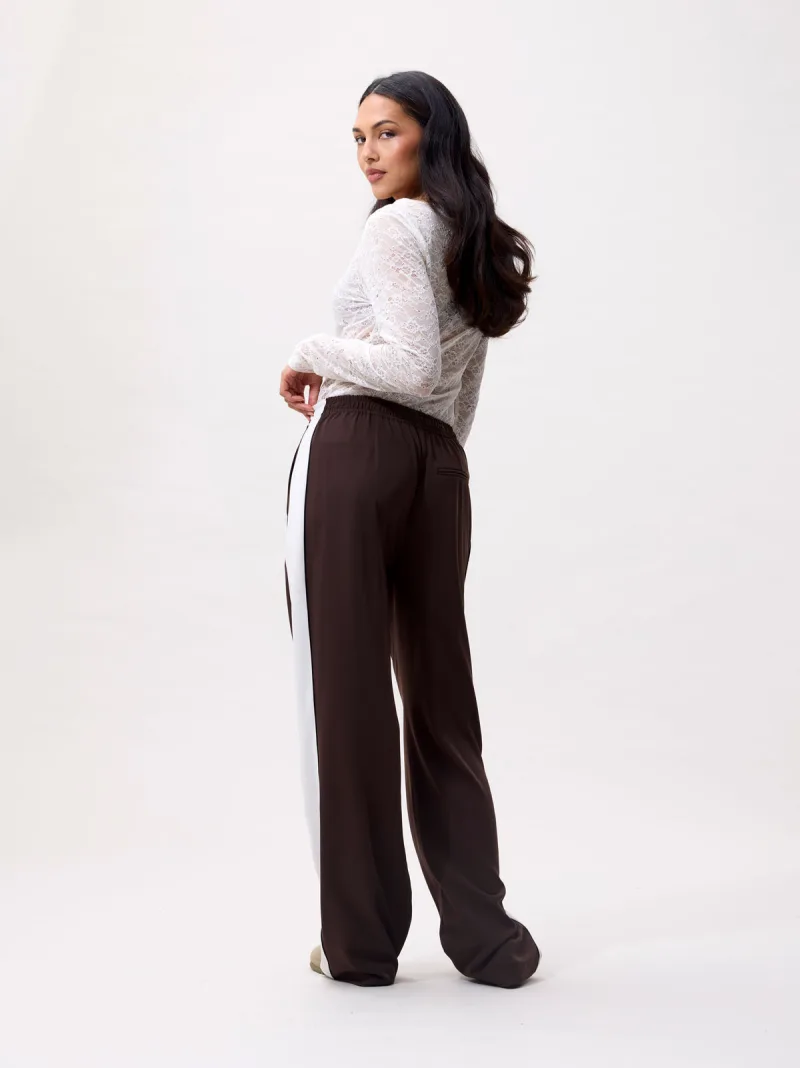Tracksuit With Piping van Catwalk Junkie, kleur Coffee Bean