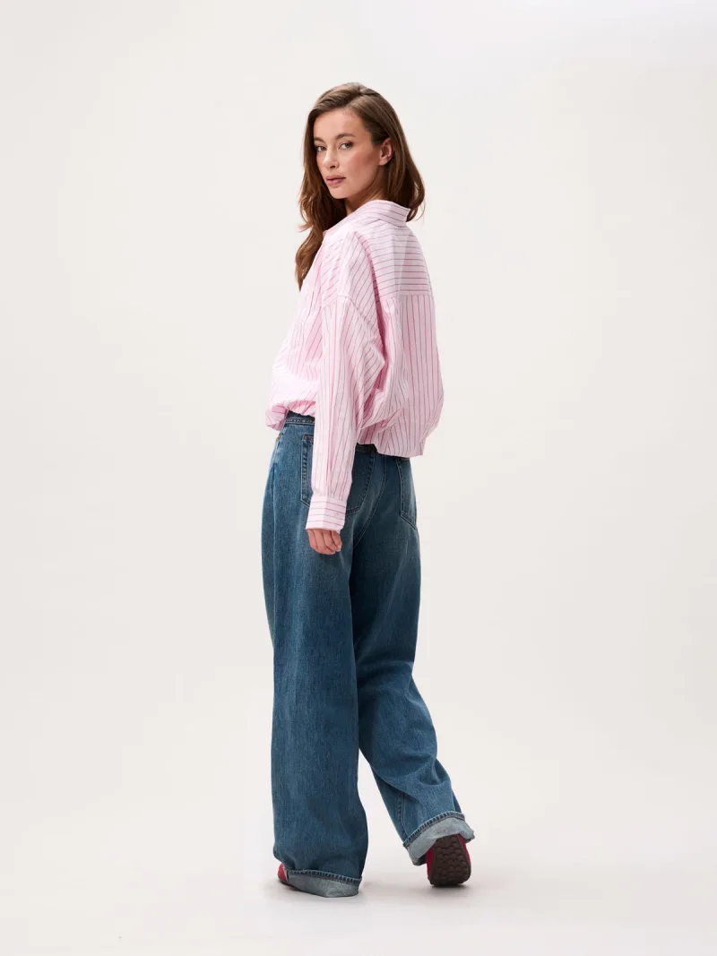 Tuck In Blouse van Catwalk Junkie, kleur Pink