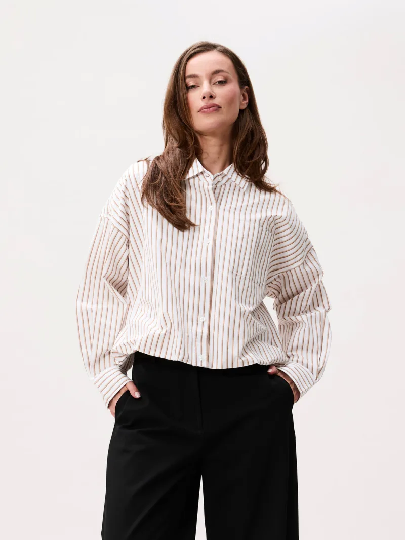Tuck In Blouse van Catwalk Junkie, kleur Off White