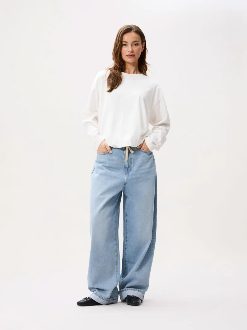 Tuck In Longsleeve van Catwalk Junkie, kleur Off White