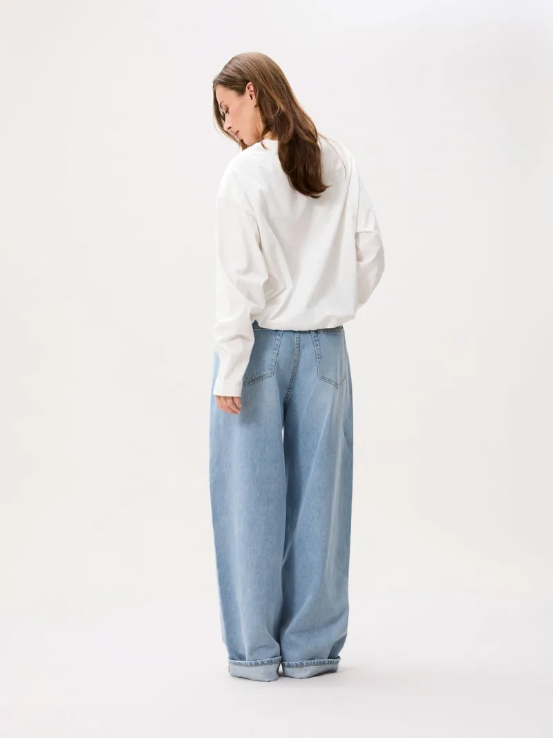 Tuck In Longsleeve van Catwalk Junkie, kleur Off White