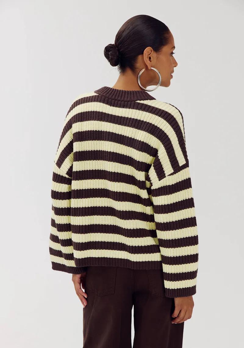 Trui Alice van Harper & Yve, kleur Almond Oil Stripe