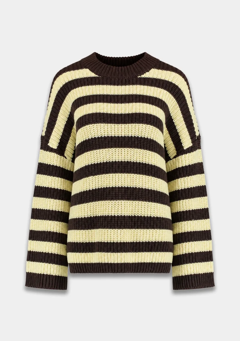 Trui Alice van Harper & Yve, kleur Almond Oil Stripe