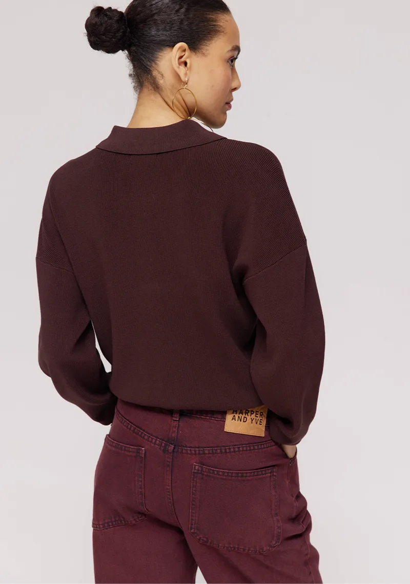 Billy Pants van Harper & Yve, kleur Wine Berry
