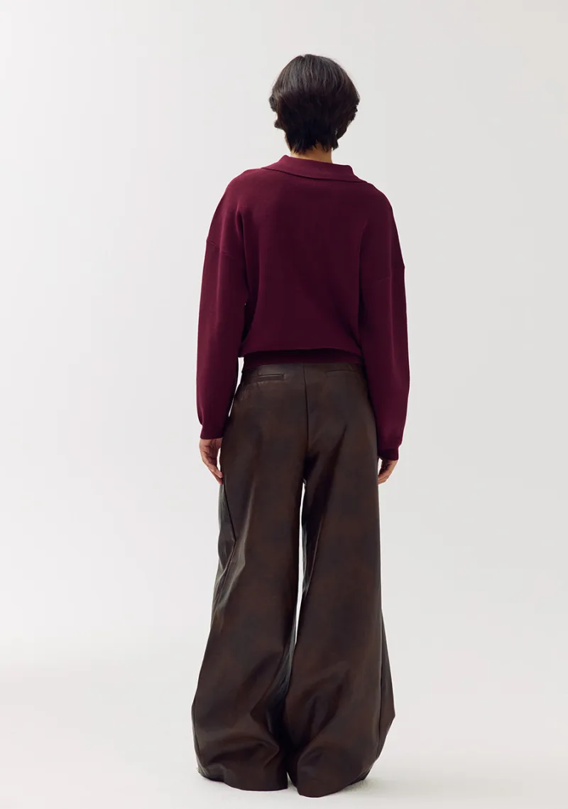 Trui Bobby van Harper & Yve, kleur Red Port