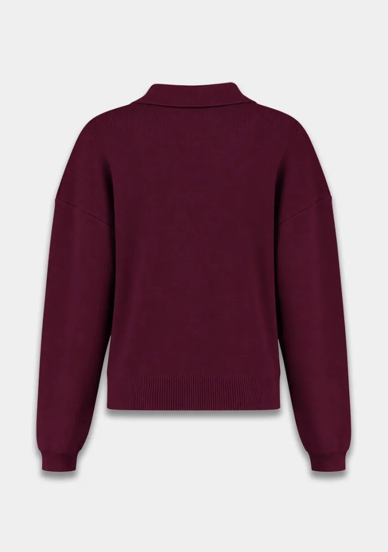 Trui Bobby van Harper & Yve, kleur Red Port