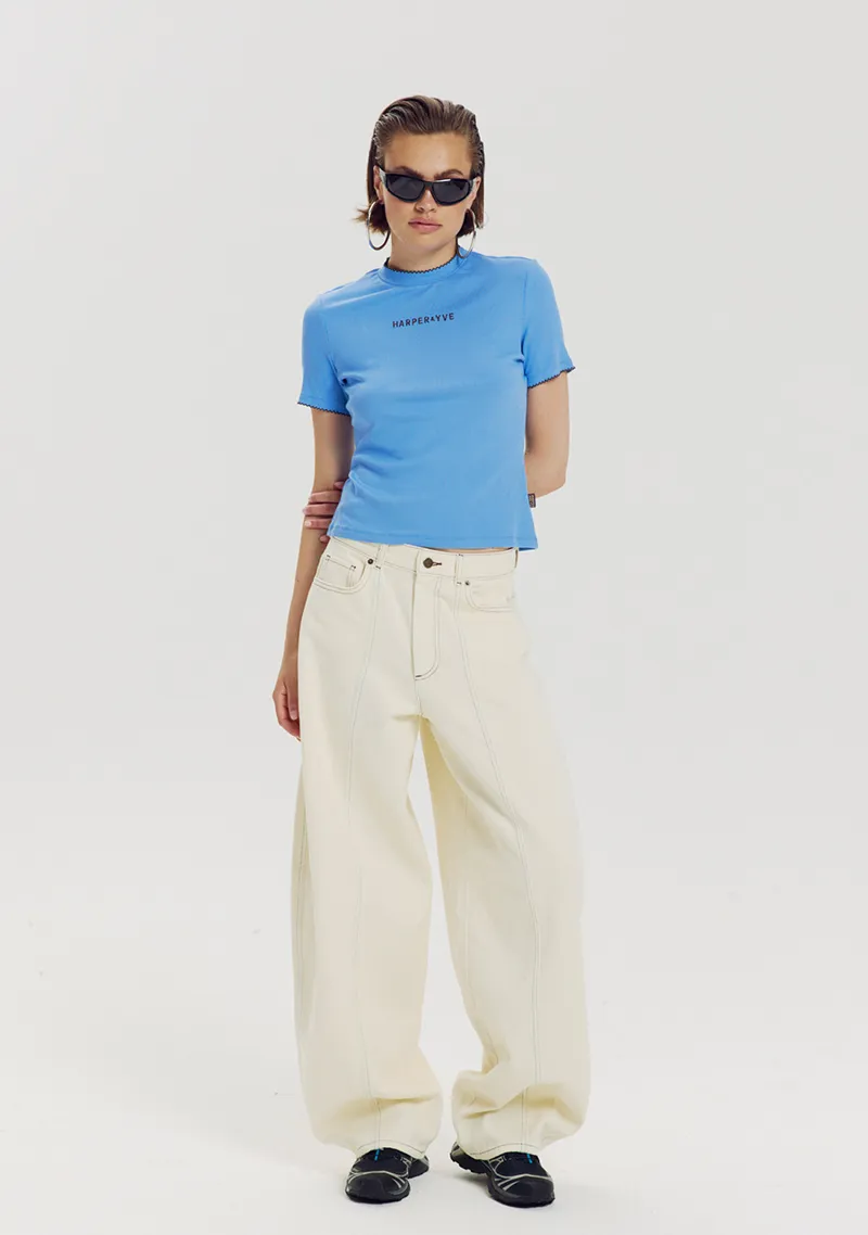 Cammy Top van Harper & Yve, kleur Daydream Blue