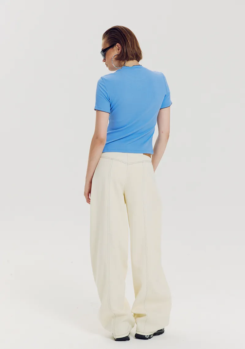 Cammy Top van Harper & Yve, kleur Daydream Blue
