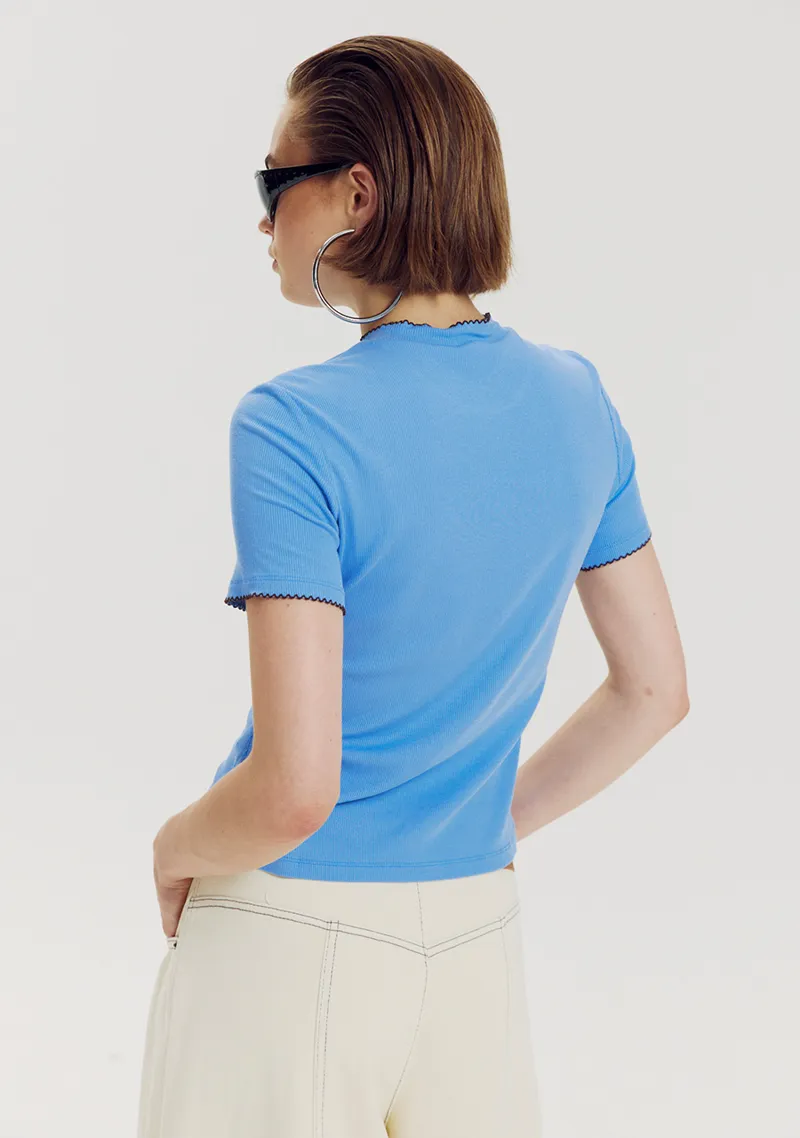 Cammy Top van Harper & Yve, kleur Daydream Blue