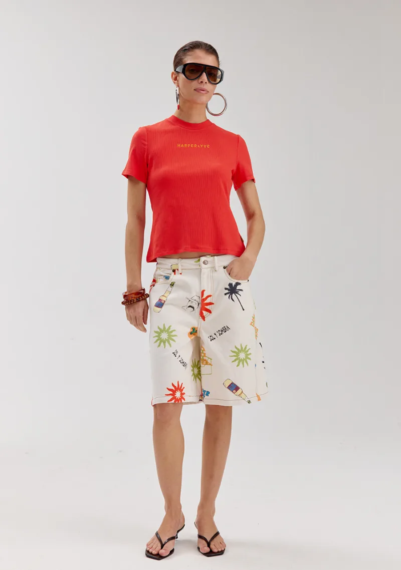 Fayra-Short van Harper & Yve, kleur Juan Carlos
