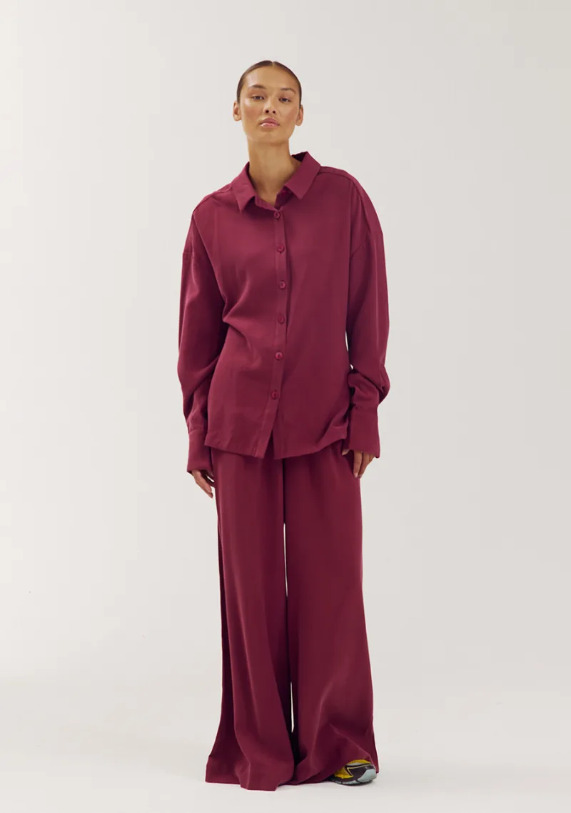 Helena-Blouse van Harper & Yve, kleur Rumba Red