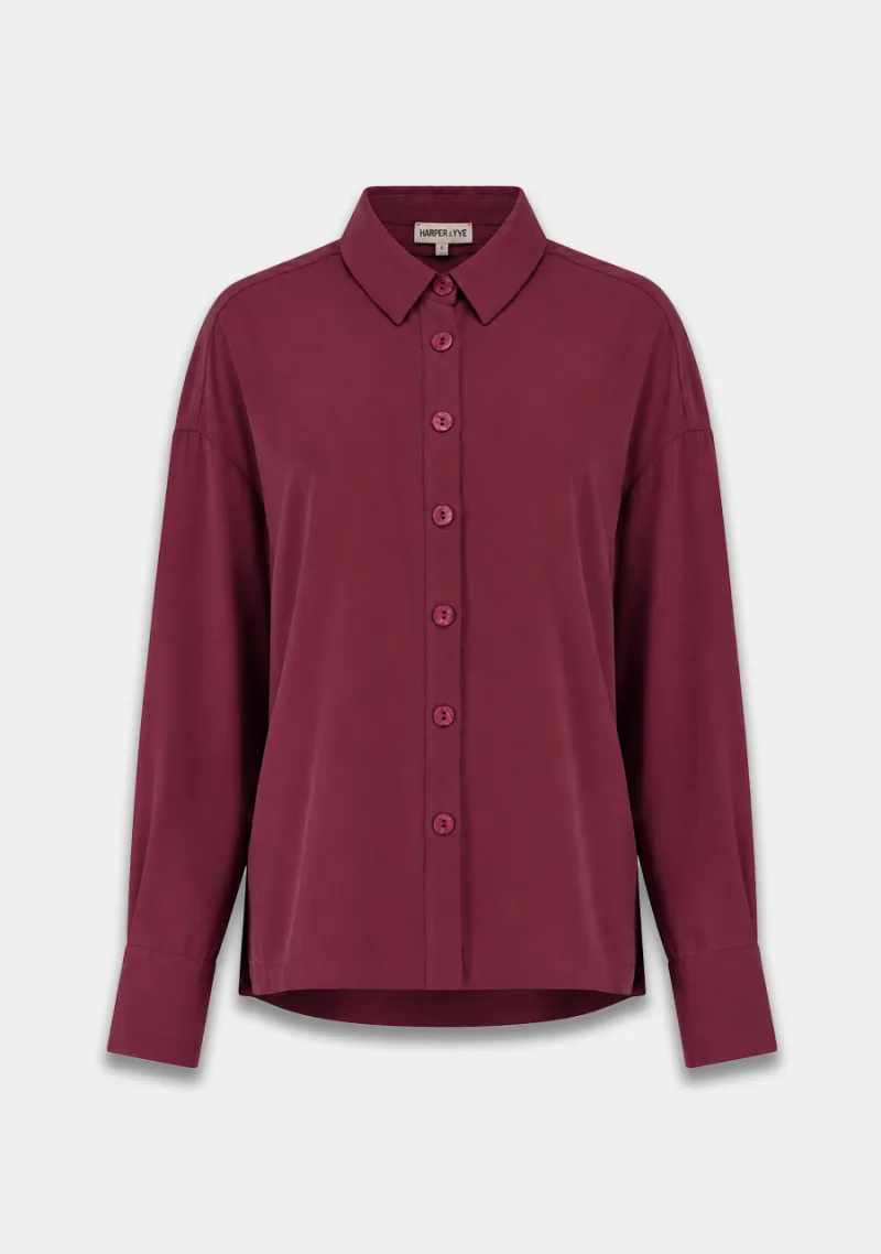 Helena-Blouse van Harper & Yve, kleur Rumba Red