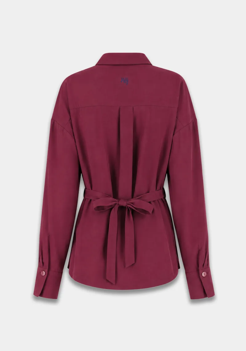Helena-Blouse van Harper & Yve, kleur Rumba Red