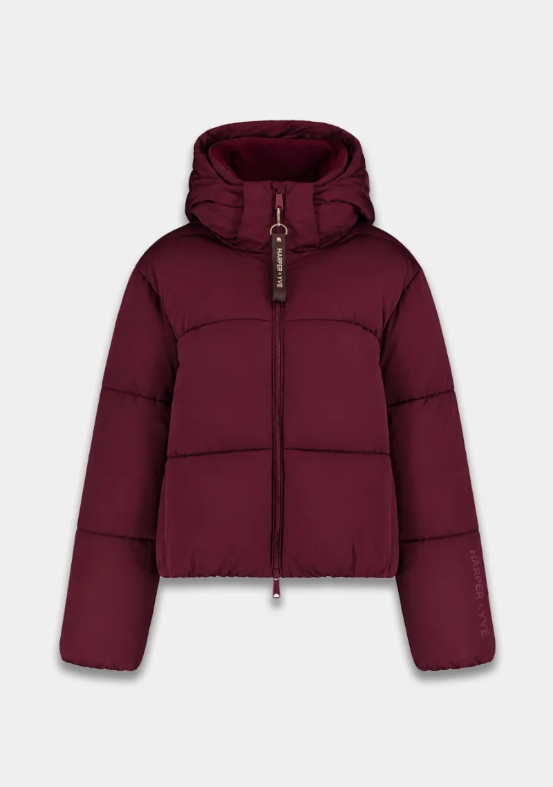 Winterjas Ibby van Harper & Yve, kleur Tipsy Red