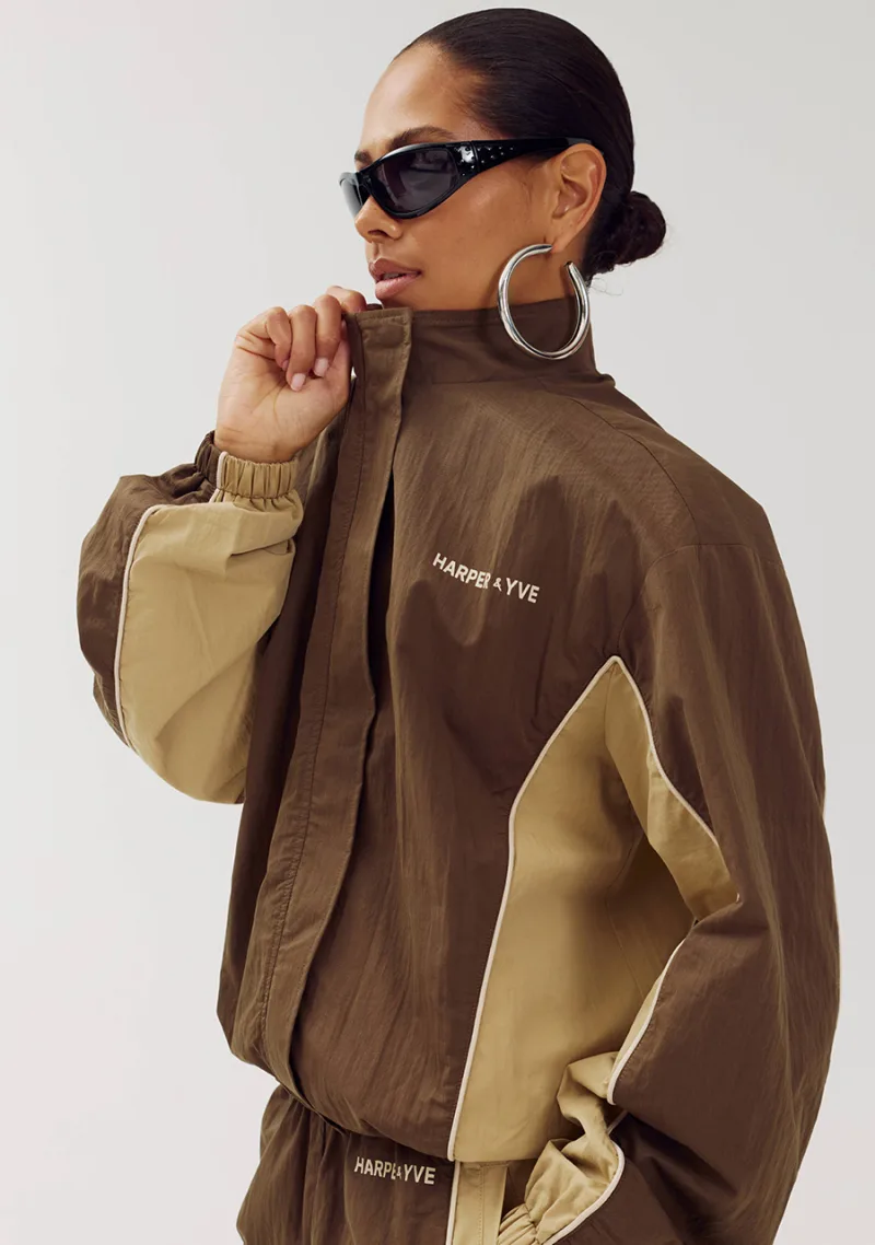 Jackson-Jacket van Harper & Yve, kleur Muddy Taupe