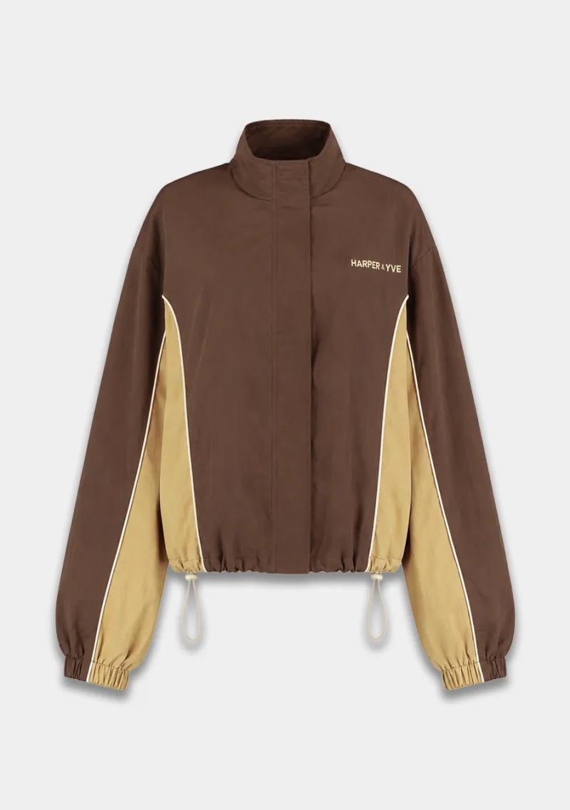 Jackson-Jacket van Harper & Yve, kleur Muddy Taupe
