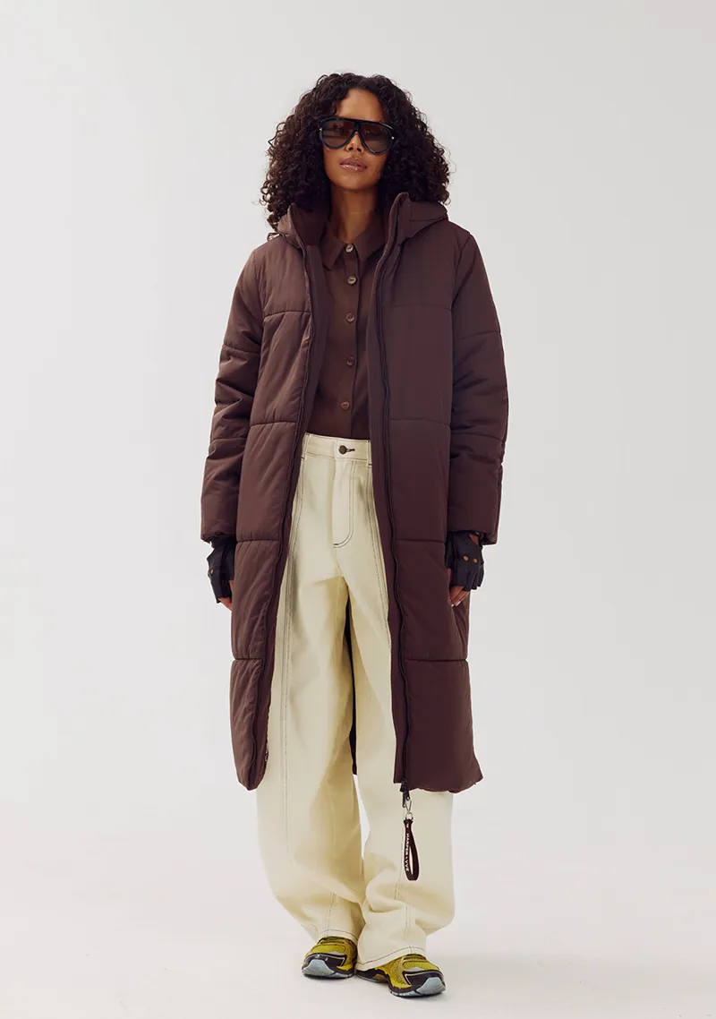 Winterjas Jenny van Harper & Yve, kleur Hot Fudge