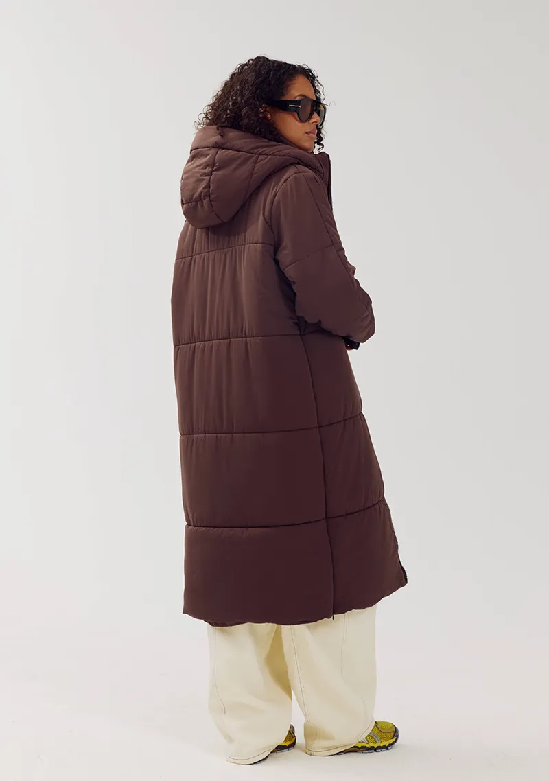 Winterjas Jenny van Harper & Yve, kleur Hot Fudge