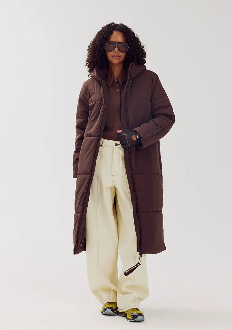 Winterjas Jenny van Harper & Yve, kleur Hot Fudge