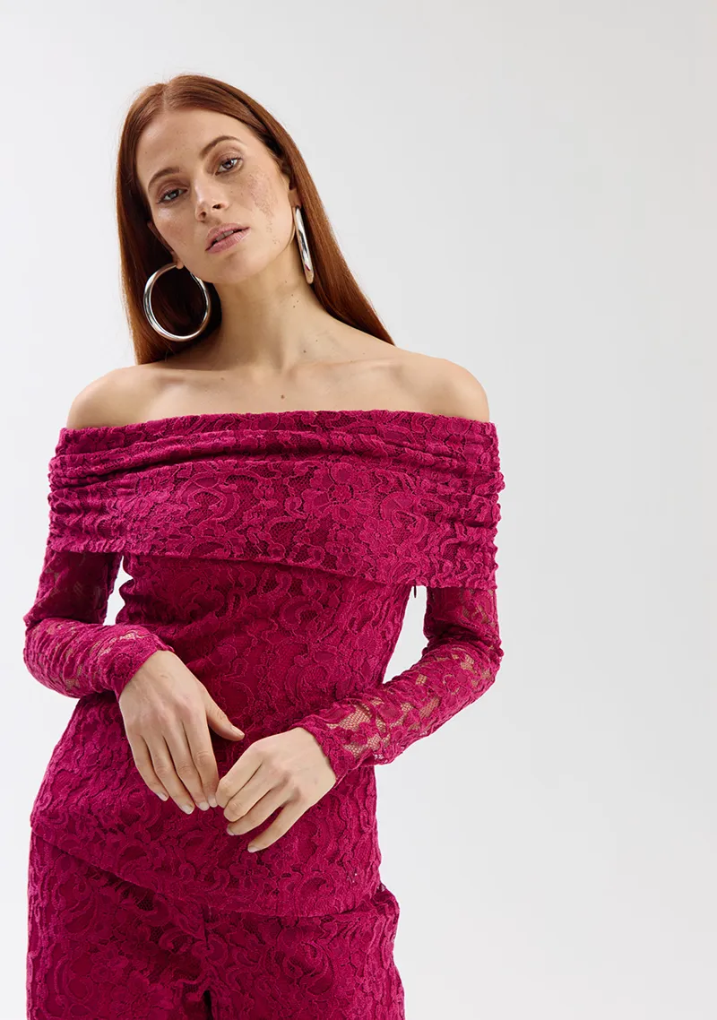 Top Jenthe van Harper & Yve, kleur Sangria